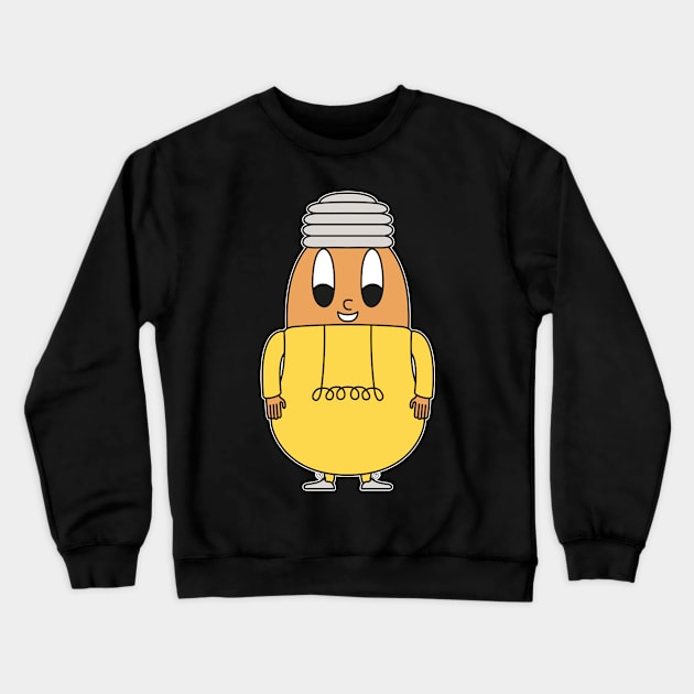 Lightbulb Egg Crewneck Sweatshirt by M.-P.-Mueller